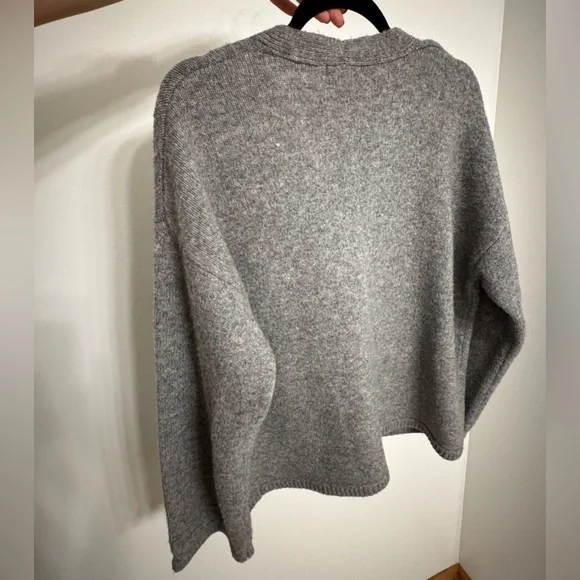 Max Studio Charcoal Cardigan Sweater - Picture 3 of 6